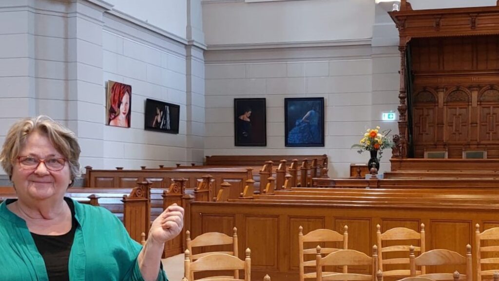 Antoinette Vunderink in de Grote Kerk